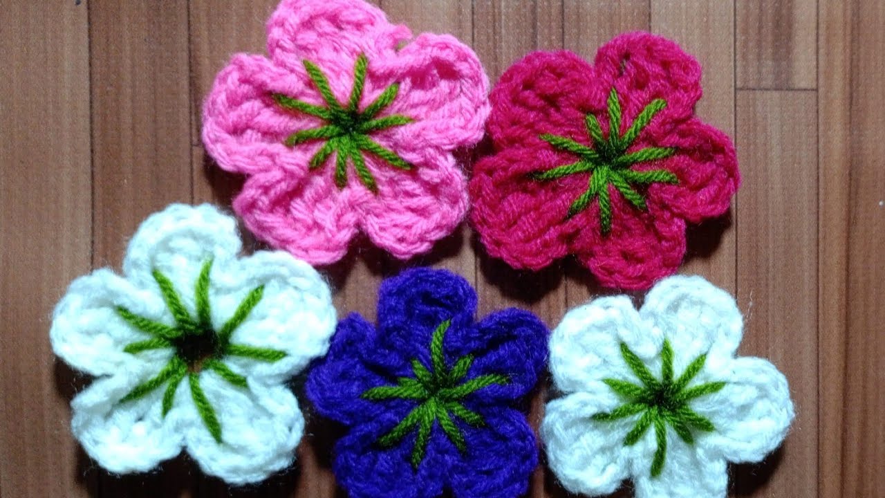 Quick and Easy Flower Crochet for Decorations 😻