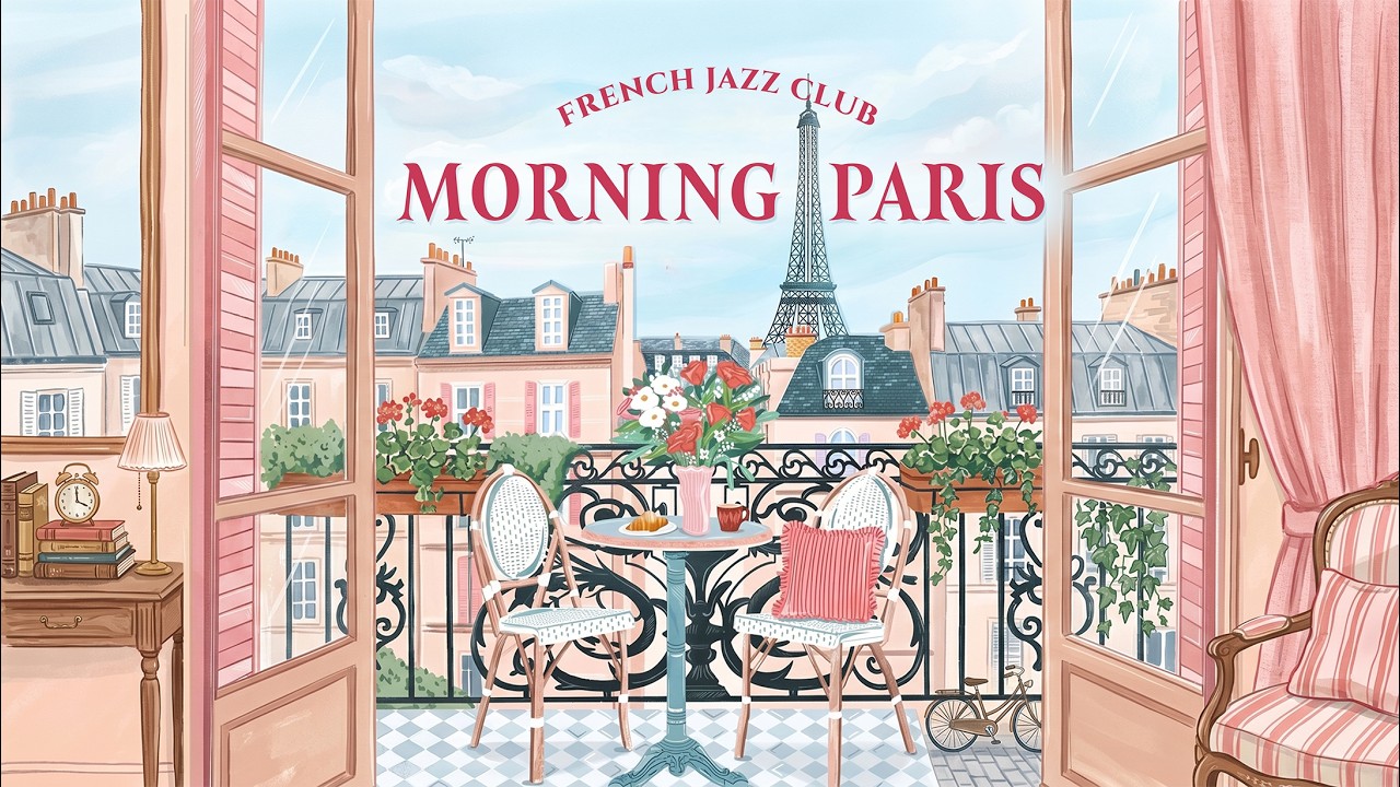 𝐌𝐨𝐫𝐧𝐢𝐧𝐠 𝐏𝐚𝐫𝐢𝐬 ☕🥐 French Instrumental Music &mdash; Relaxing Caf&eacute; Playlist |   Study & Work
