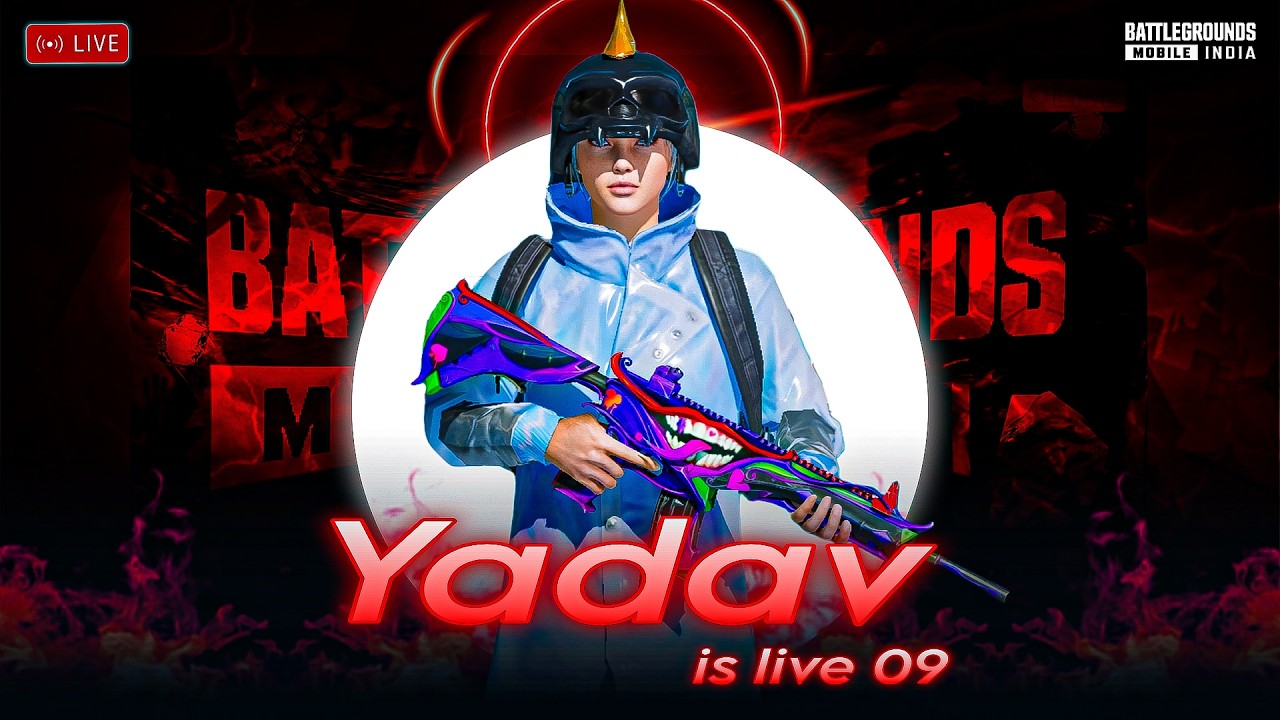 BGMI LIVE 🔴 INDIA SERVER | YADAV OP GAMEPLAY 😱 1v4 Clutches | Join Fast |@Yadavislive09