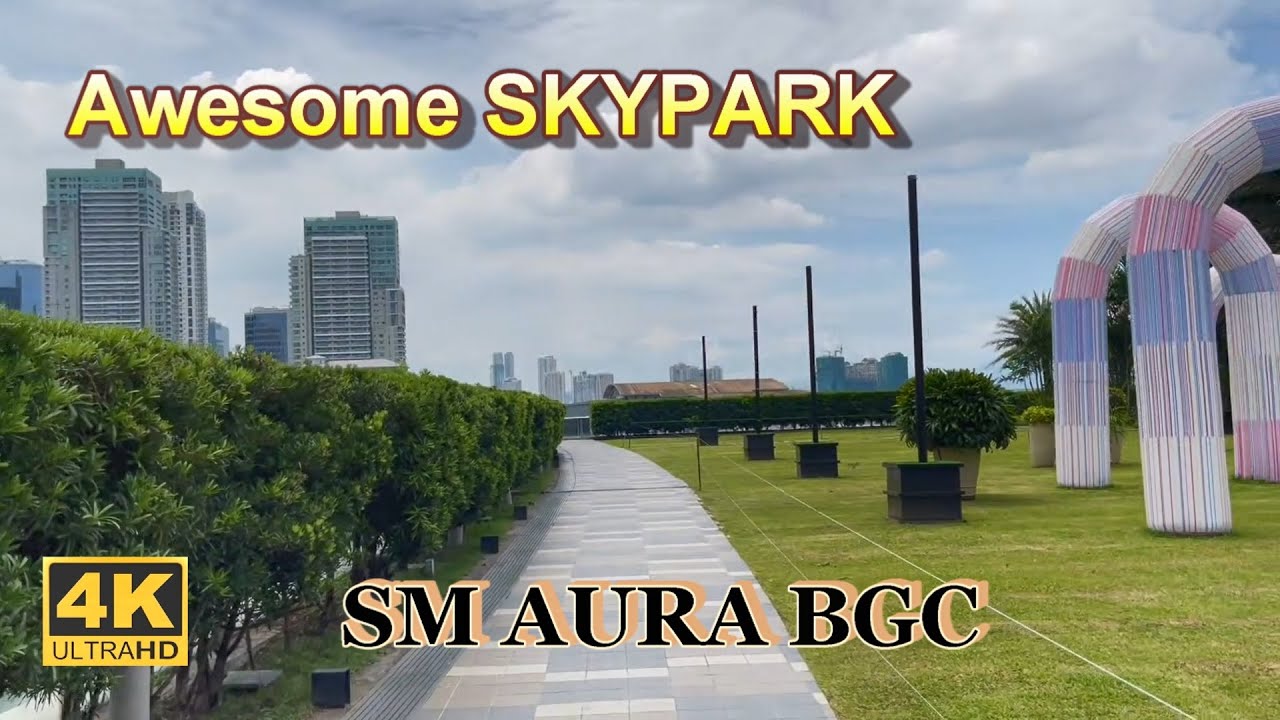 [4K] SKYPARK SM AURA BGC | Days in BGC Taguig EP. 3
