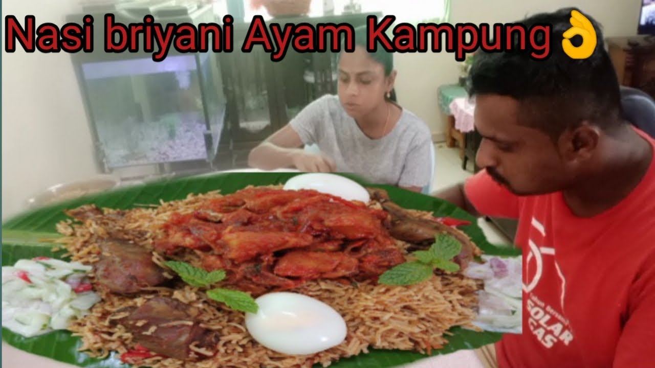 Resepi Ayam Kampung👉Nasi Briyani//Sambal Ayam //Raita Timun👍👍👍