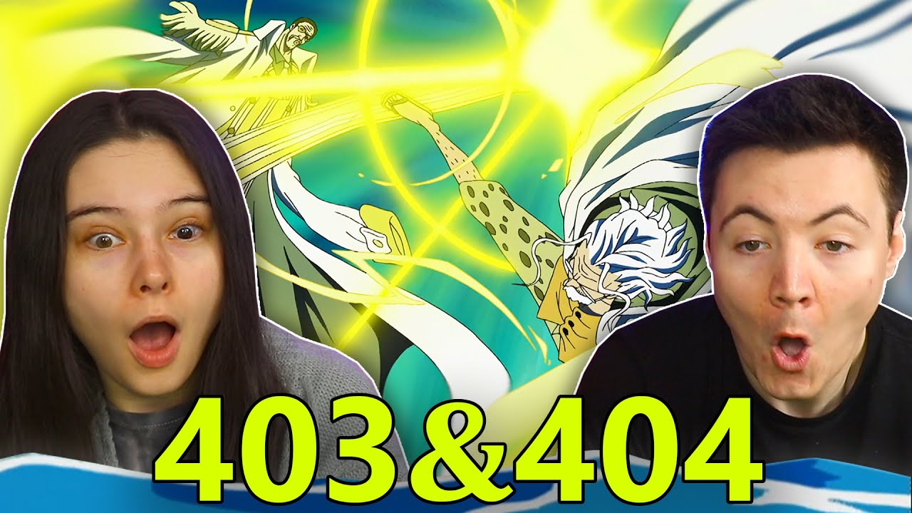 SILVERS RAYLEIGH VS KIZARU 👒 One Piece Ep 403 & 404 REACTION & REVIEW