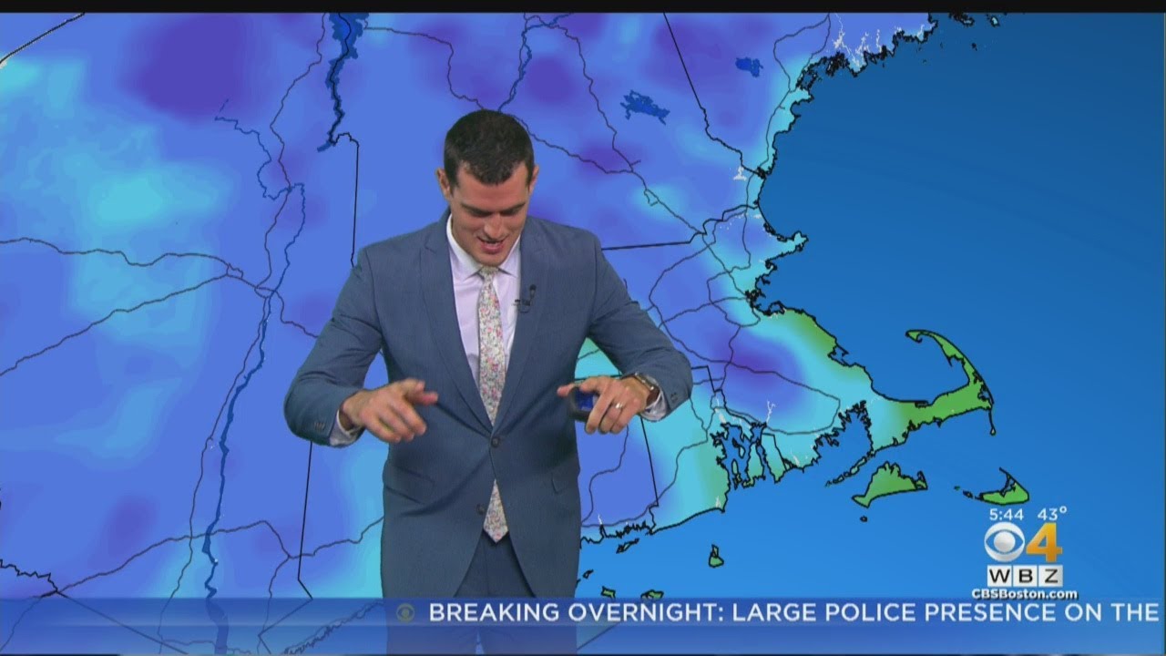 WBZ TV's Zack Green Caught Dancing On Camera On Live TV