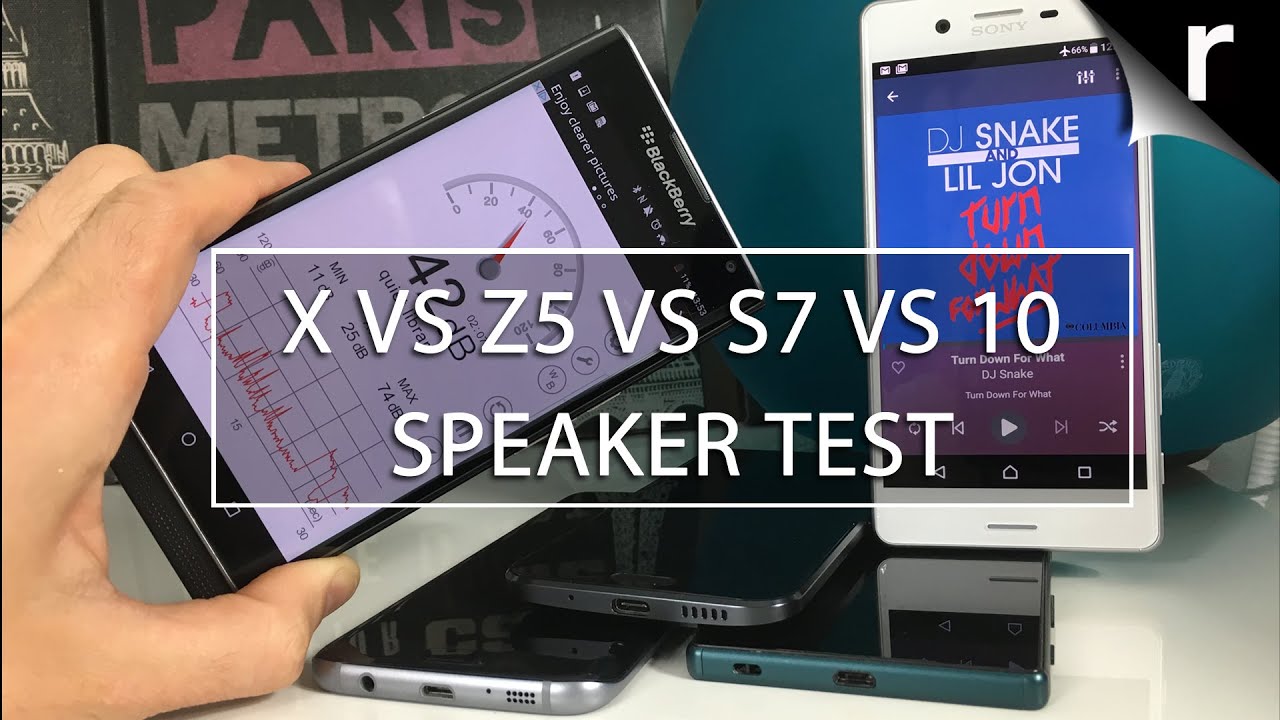 Speaker Test: Xperia X vs Xperia Z5 vs HTC 10 vs Galaxy S7 Edge