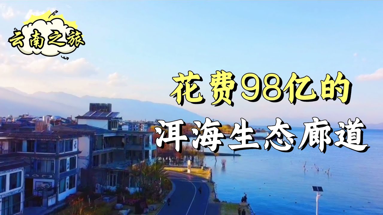 98億打造的洱海生態廊道是啥樣？關鍵還是個免費網紅打卡地【開心阿姨】
