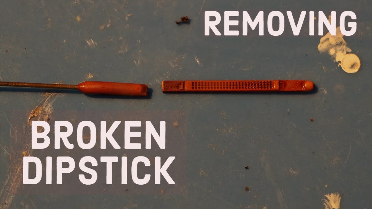 Removing Broken Dipstick Camry 2AZFE