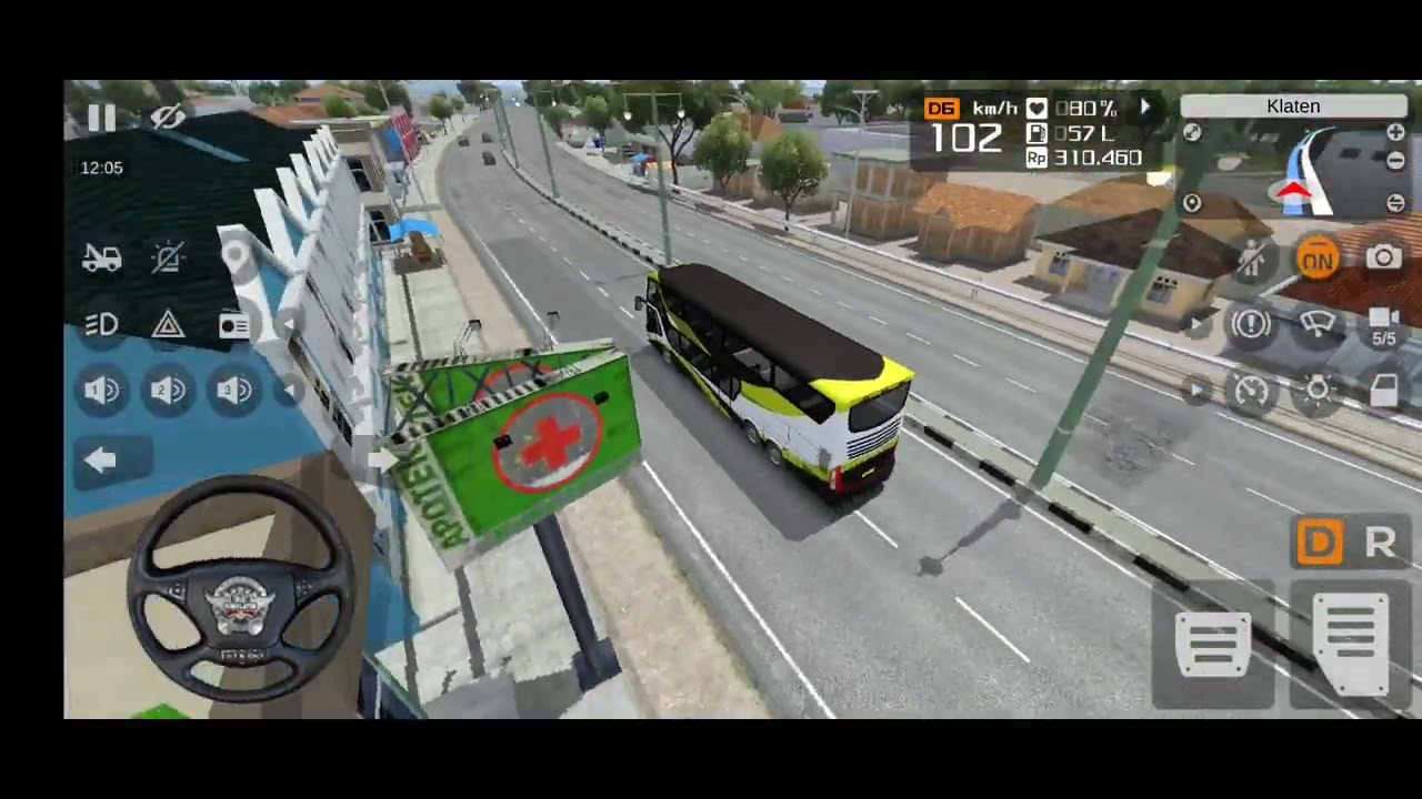 Bus Driving in Bus Simulator Indonesian 😱 Full Realistic Gameplay 2026 |