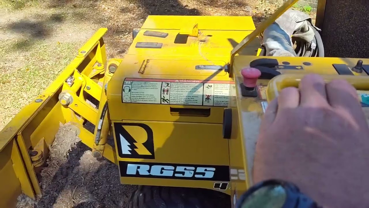 Rayco RG 55 Stump Grinder COMPLETE Operating Tutorial
