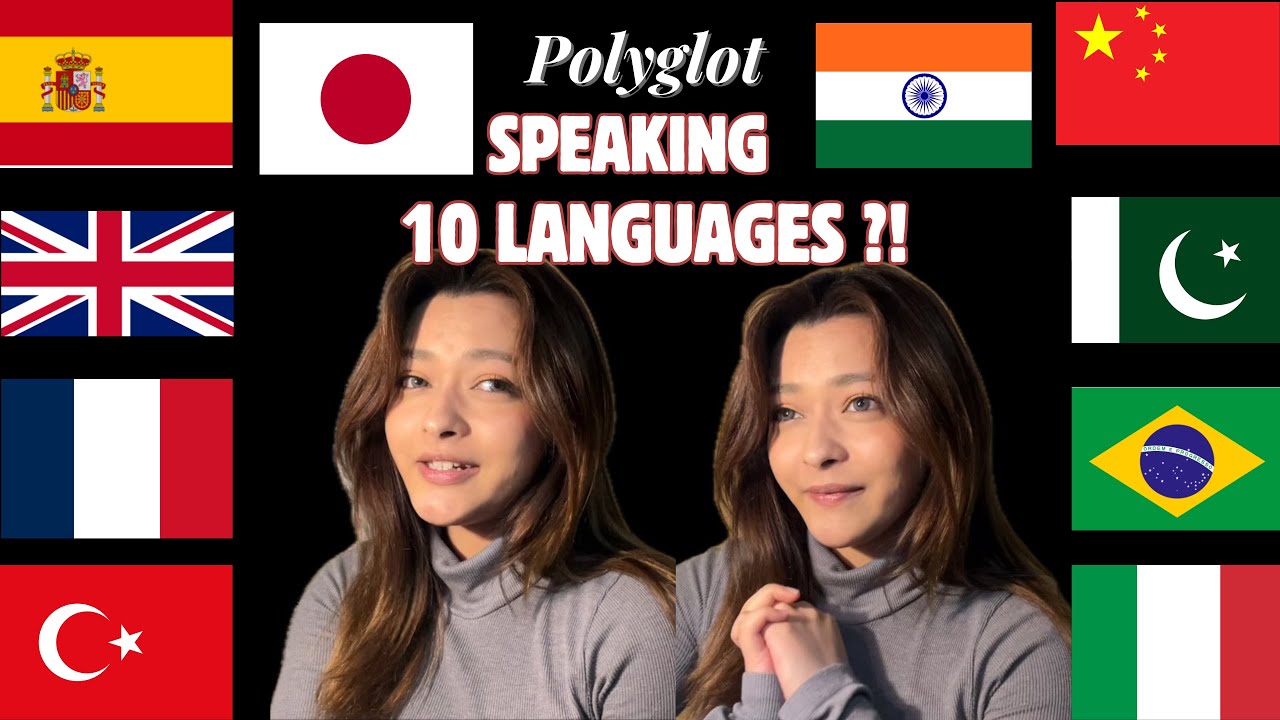 Polyglot Girl Speaking 10 Languages 