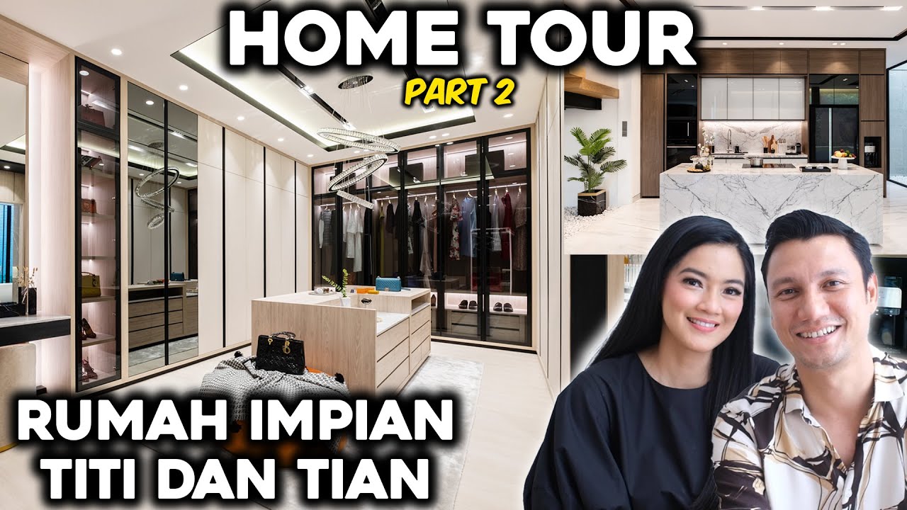 FULL HOME TOUR RUMAH BARU TITI DAN TIAN PART 2 WALK IN CLOSET, KITCHEN & MUSHOLLA
