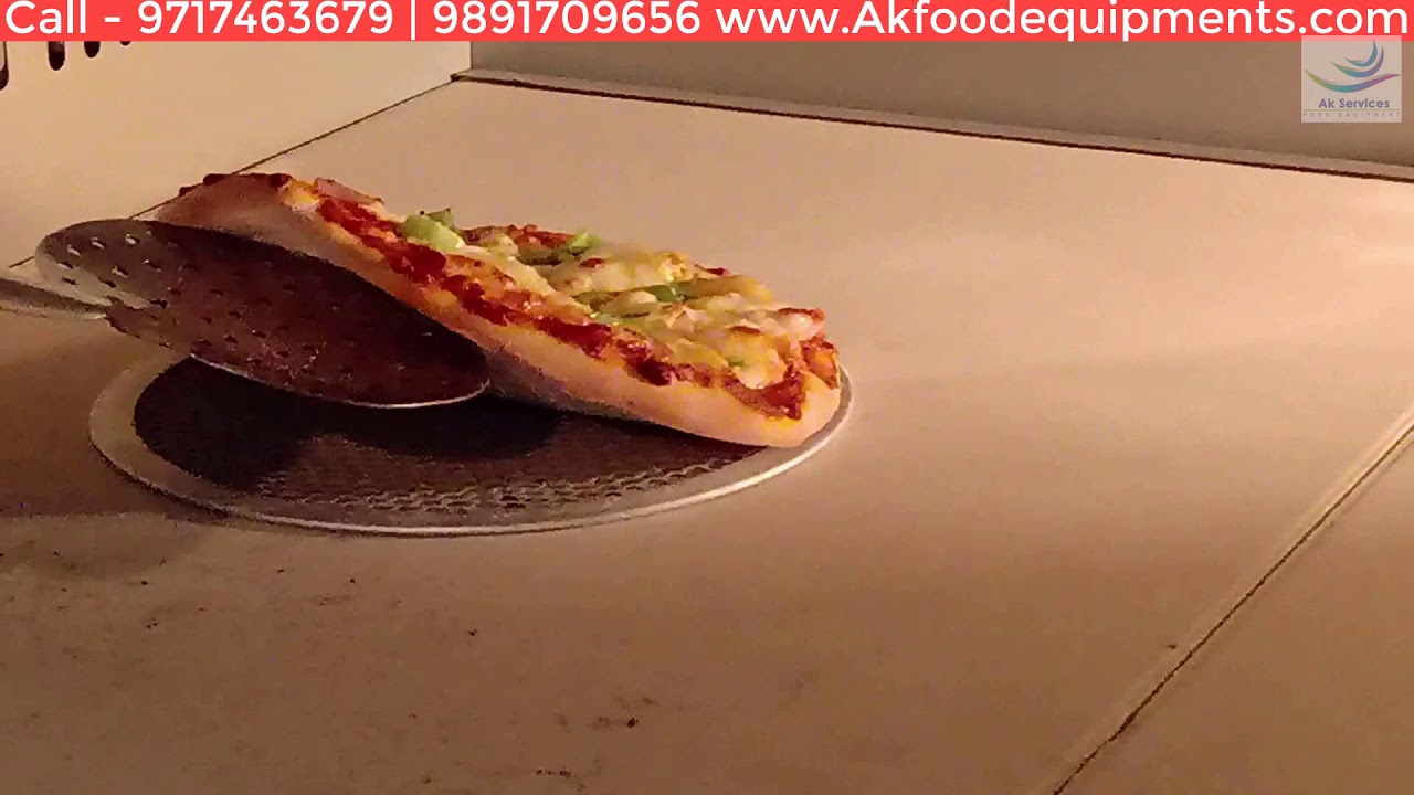 Commercial Pizza oven Demo for Making Pizza in Gas Commercial Pizza oven