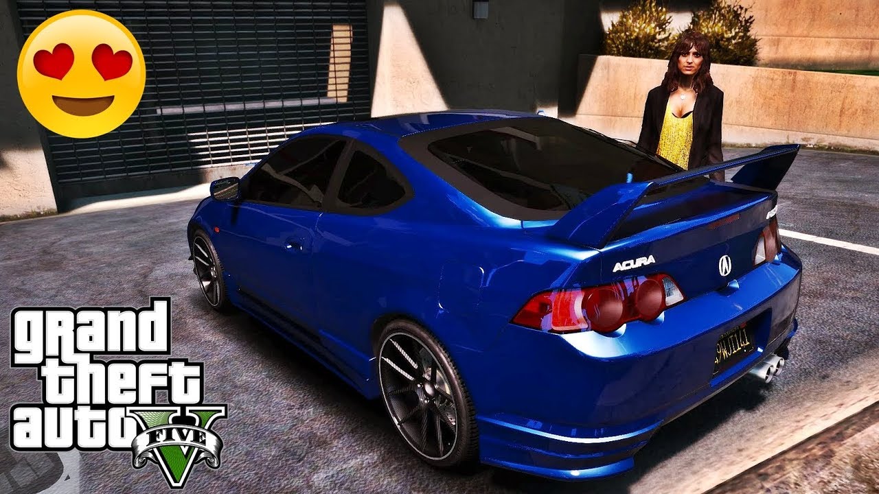 Acura RSX Type-S tuning - GTA V test drive !