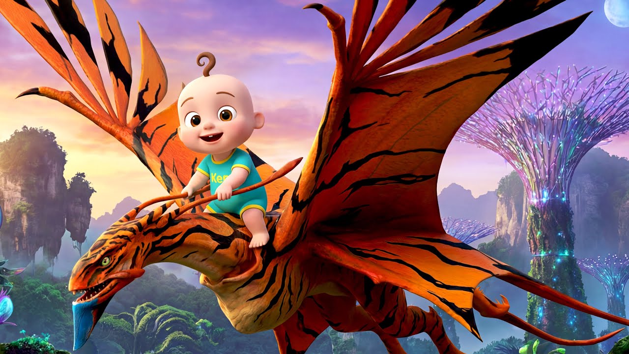 AVATAR Beast Family Song | Pandora Monsters Colors Song | Baby Ken Kids Songs