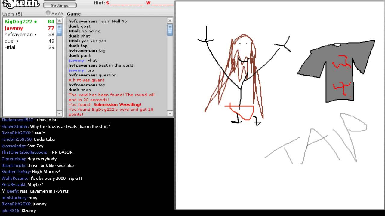 nL Live on Hitbox.tv - Pro Wrestling iSketch! [PART 2]