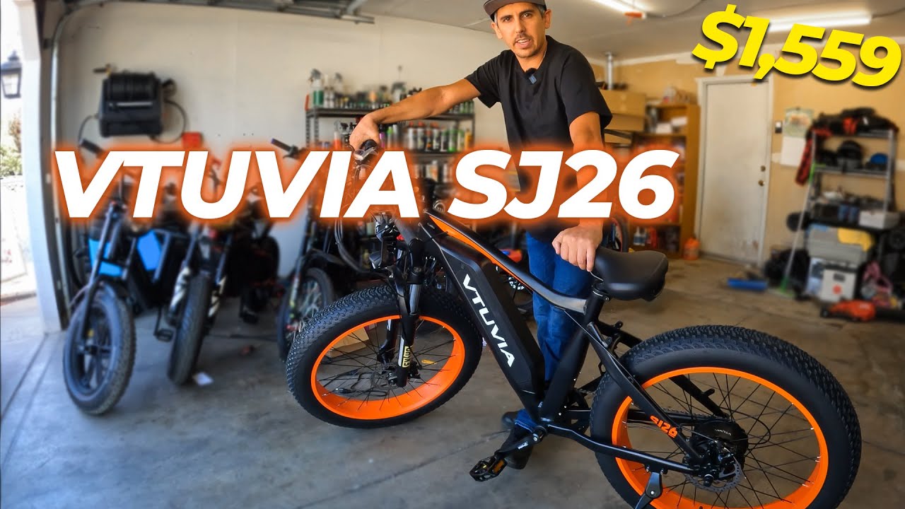 Vtuvia SJ26 Fat Tire E-bike Review - Actually fast!