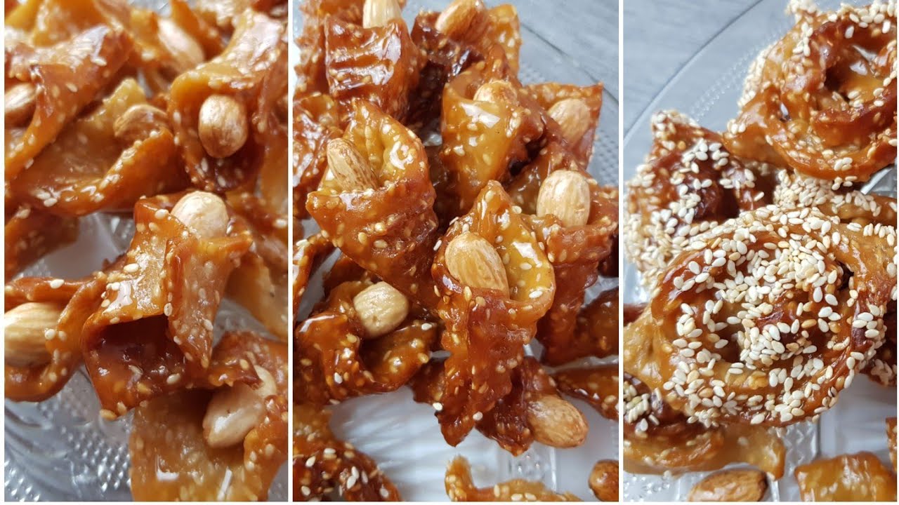 GÂTEAU AU MIEL CHEBAKIA / GRIWECH avec 4 modèles de façonnages 🌙 Recette Spéciale Ramadan