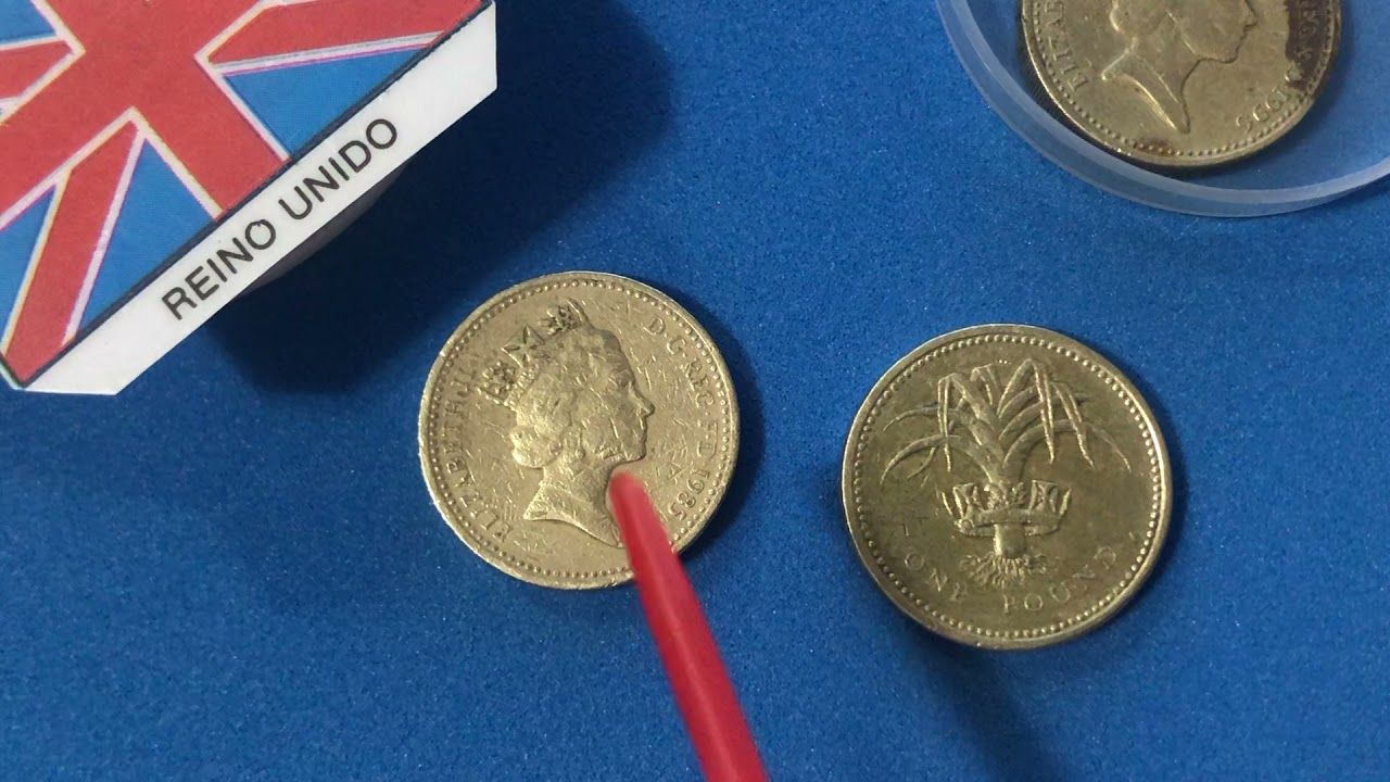 Moneda 1 libra esterlina 1985-1990 Reino Unido “Elizabeth II”