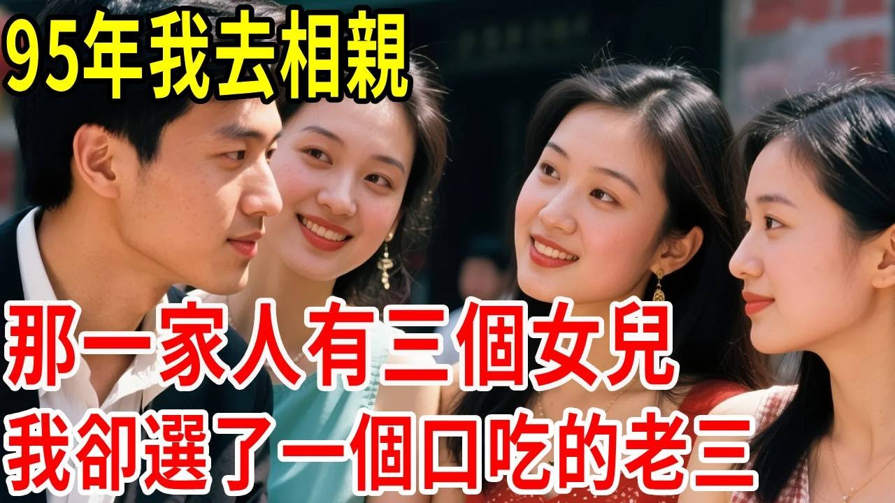 95年我去相親，那一家人有三個女兒，我卻選了一個口吃的老三#原創#情感