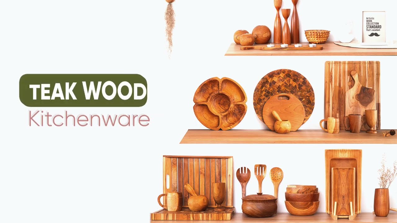 NEW-ARRIVAL Teak Wood Bowls, Utensils, Cups, and More | Rainforest Bowls