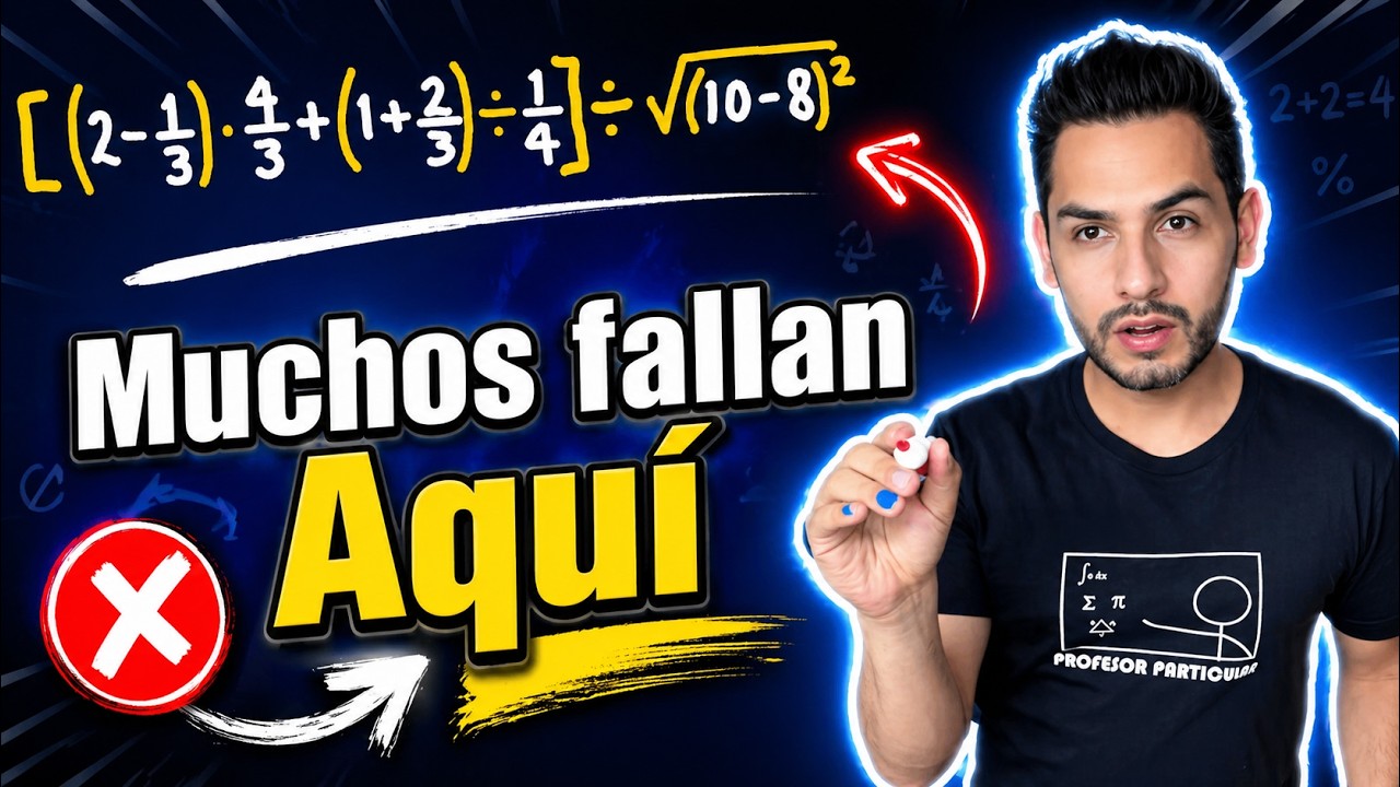 ✅​En qué ORDEN Resolver JERARQUÍA de OPERACIONES tipo Examen BUAP [𝙉𝙞𝙫𝙚𝙡 𝘼𝙫𝙖𝙣𝙯𝙖𝙙𝙤😎​🫵​💯​]