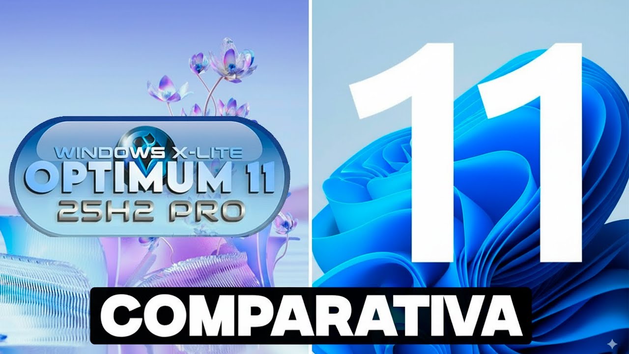🔥X Lite Optimum 25h2 v6 vs Tiny11 25h2 v6 | MEJOR Windows 11 Lite | Rendimiento, RAM, Velocidad