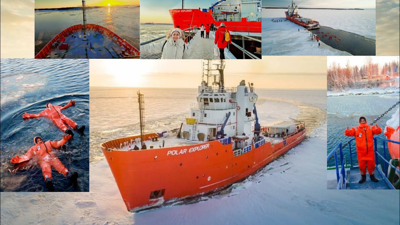  Icebreaker Cruise Adventure 🚢 | Polar Explorer | Floating on Frozen Sea 🌊 | Finland, Lapland|Sweden