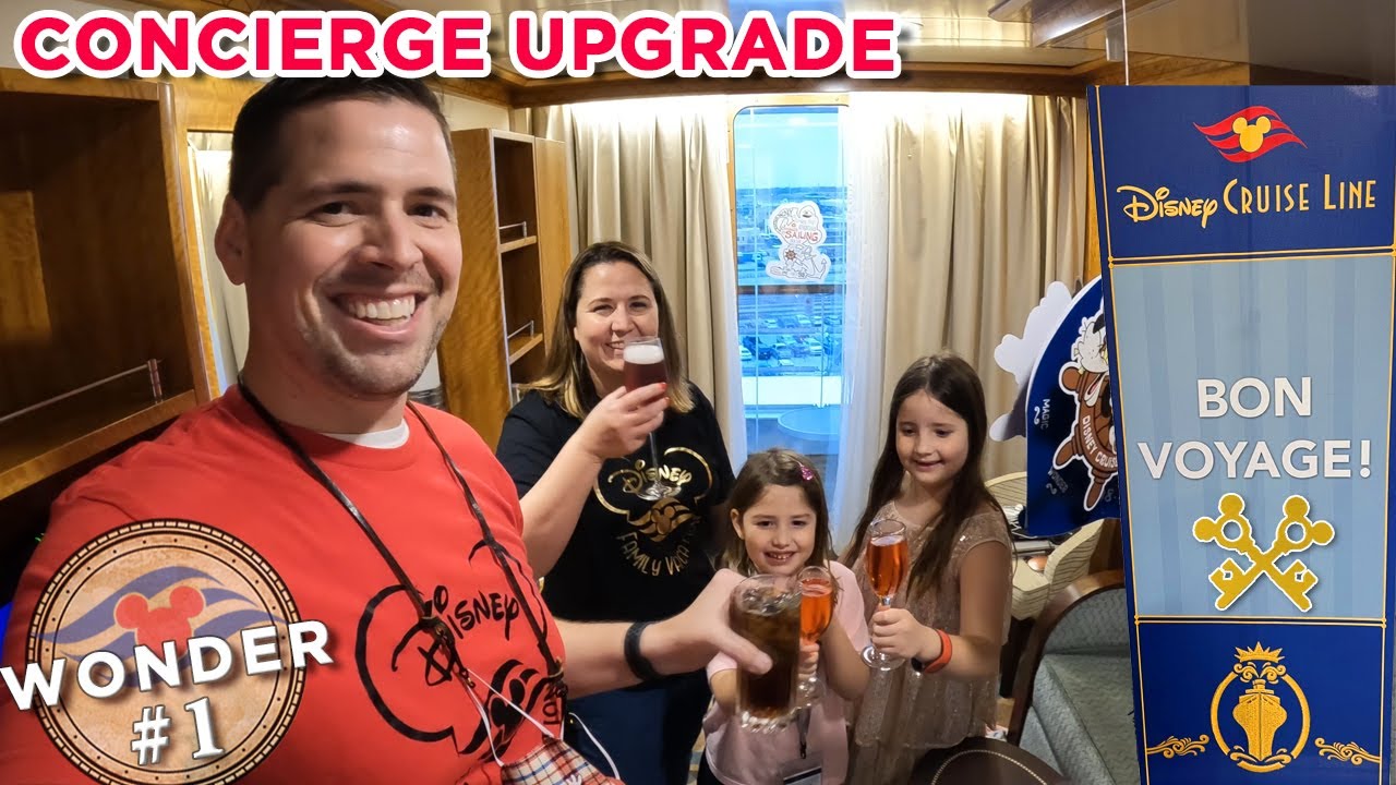 UPGRADED to Concierge! | New Year's Eve | Disney Wonder | Part 1 | Disney Cruise Line
