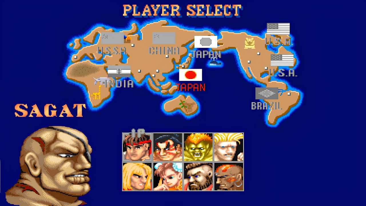 SAGAT Street Fighter II World Warrior