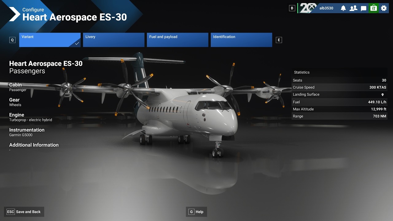 MSFS2024 - Heart Aerospace ES 30 - Quick SVCS-SVMI trip (Cold and Dark)