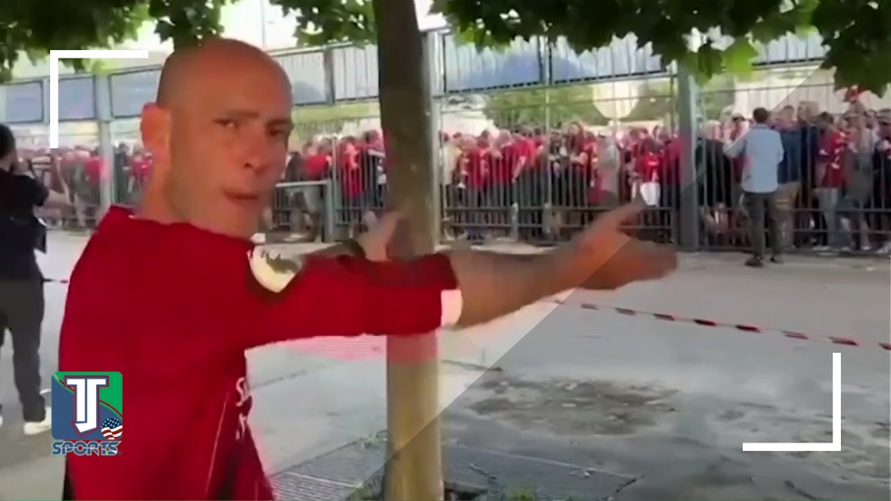 WATCH: Incredible IMAGES outside Stade de France as police CLASHED with Liverpool fans