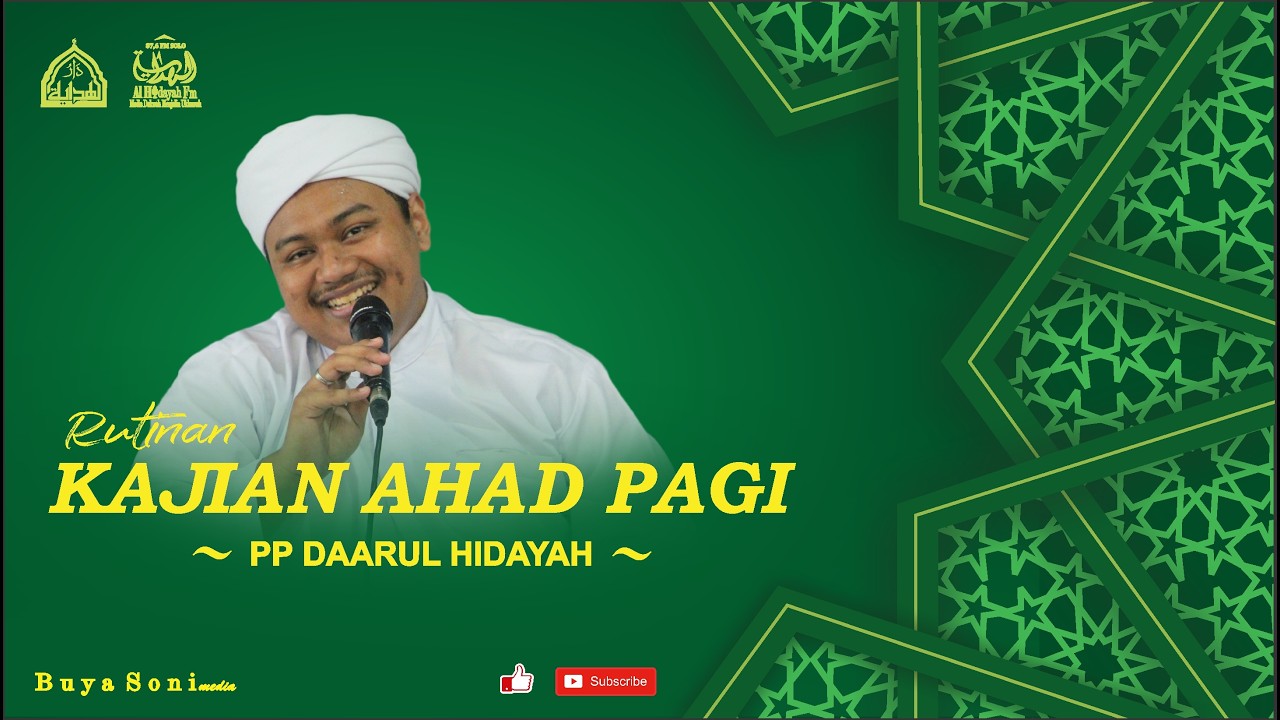 🔴 LIVE || RUTINAN KAJIAN AHAD PAGI PP DAARUL HIDAYAH