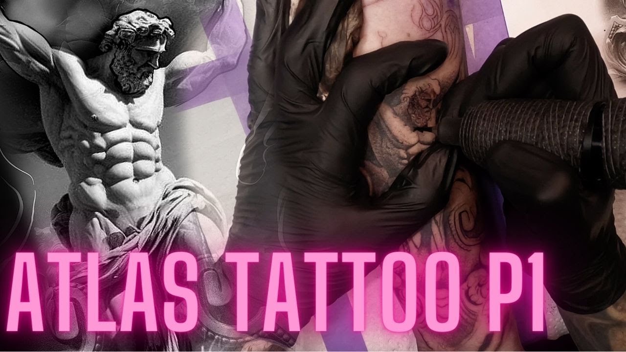 Come Make an Atlas Tattoo With Me! pt1 | TATTOO POV |