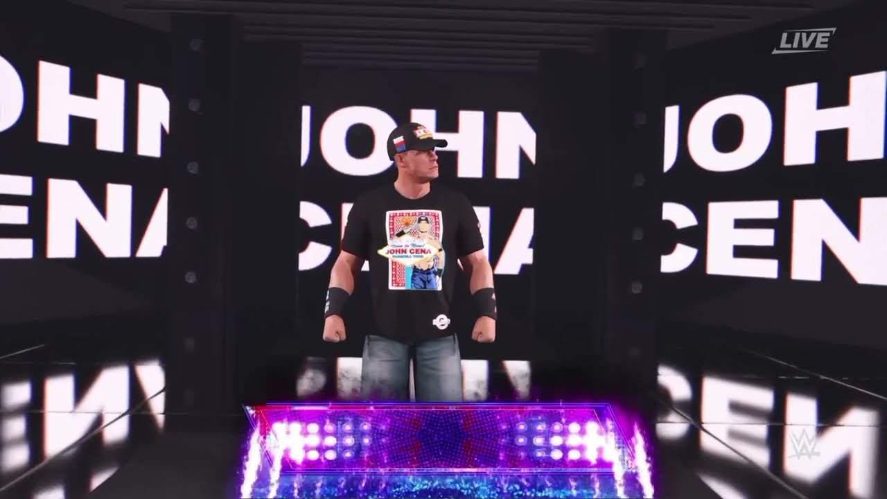 WWE2K25 ¡Entrada HEEL de JOHN CENA!
