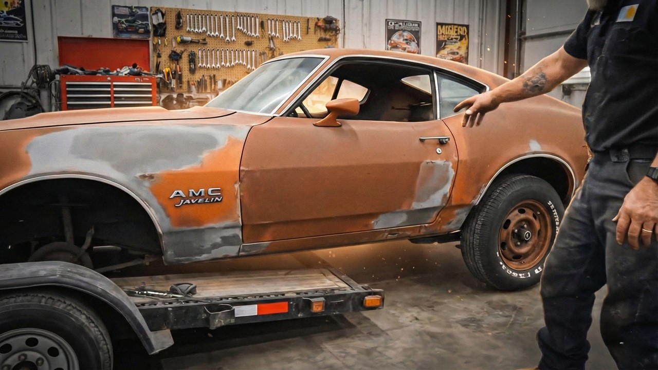 Restoring a 1971 AMC Javelin: Deep Rust Removal & Full Transformation (ASMR)