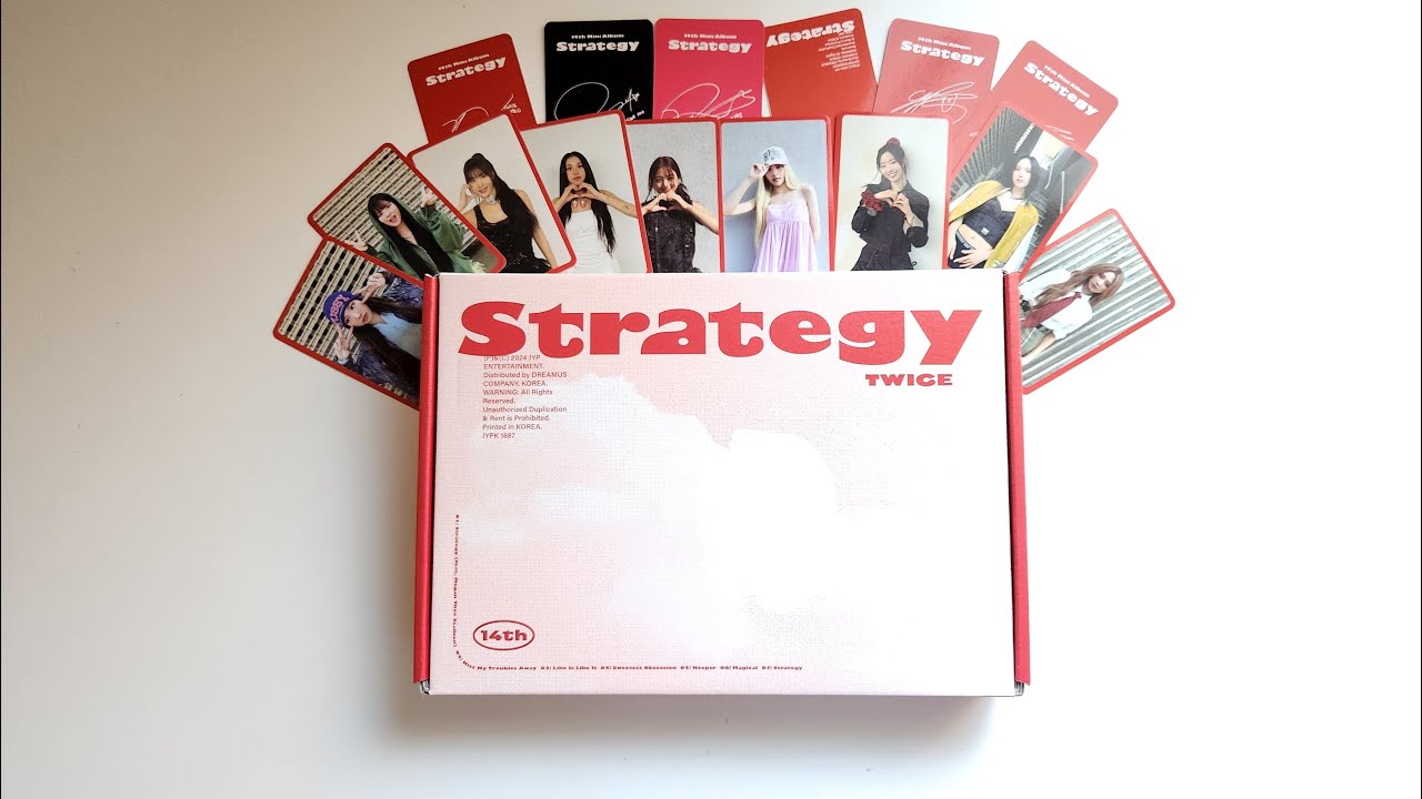 Распаковка альбома TWICE «Strategy» (версия Шаг 1)