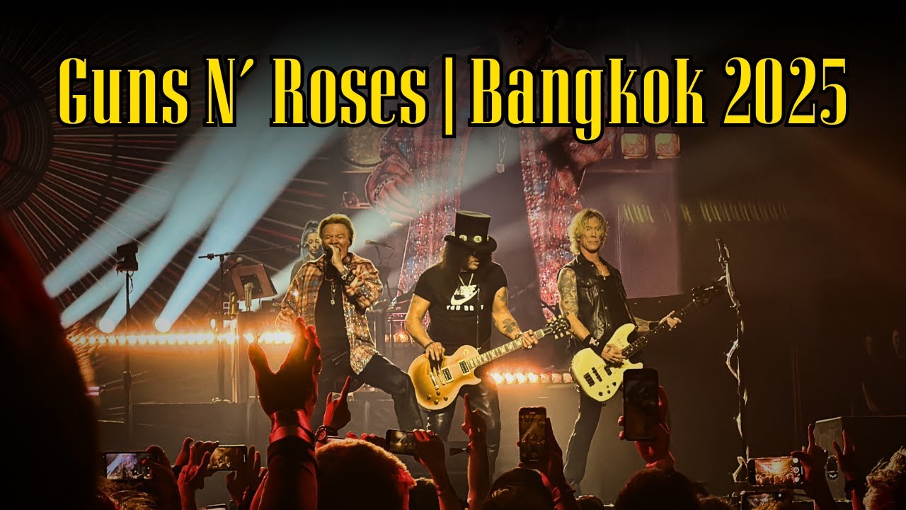 Guns N' Roses Bangkok 2025 | 4K Full Show | Zone A Standing