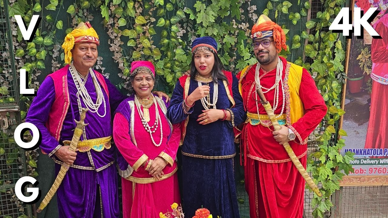Uttarakhand Libaas Pehen Liye 😍 Maza Aagaya #familyvlog