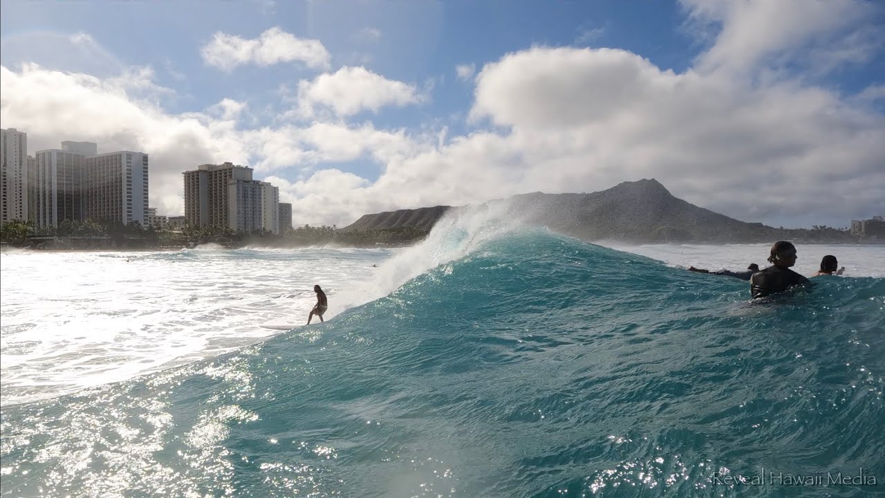 Surfing Queens Still Big! POV (July 18, 2022) Raw Footage   4K