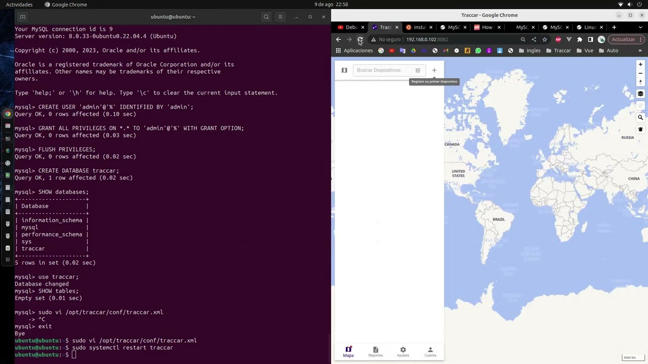 Curso de Traccar | Como poner MySQL Database en traccar | Video 26