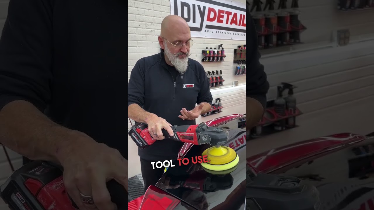 Scared of using a rotary polisher? Watch this