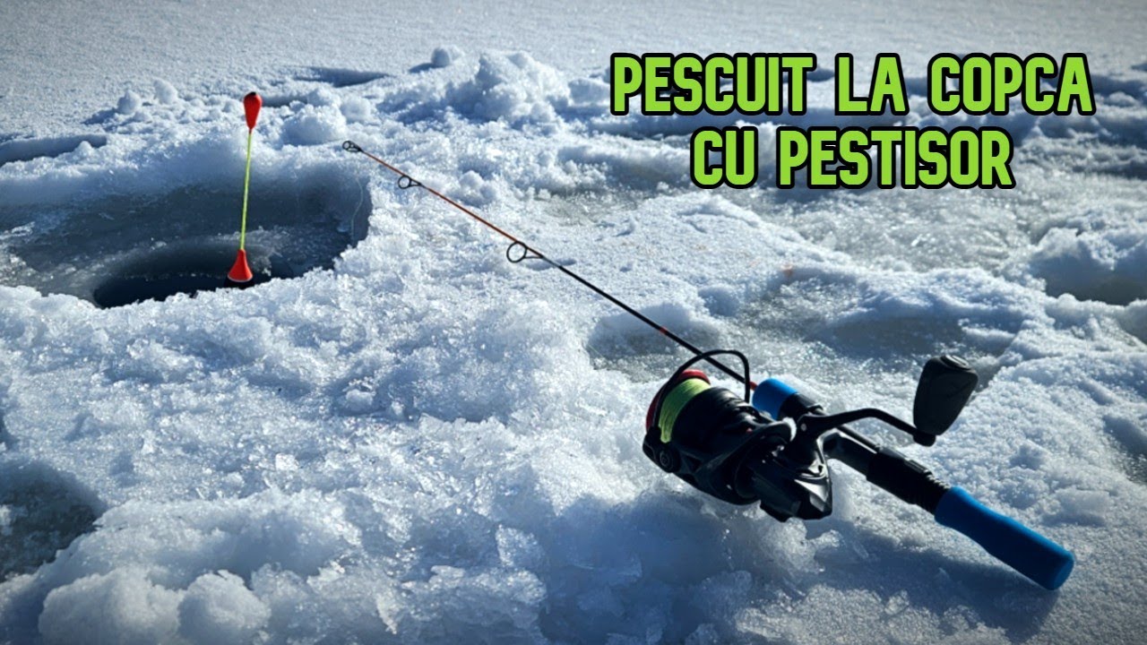 Pescuit la Copca cu pestisor | Stiuca la -10°C