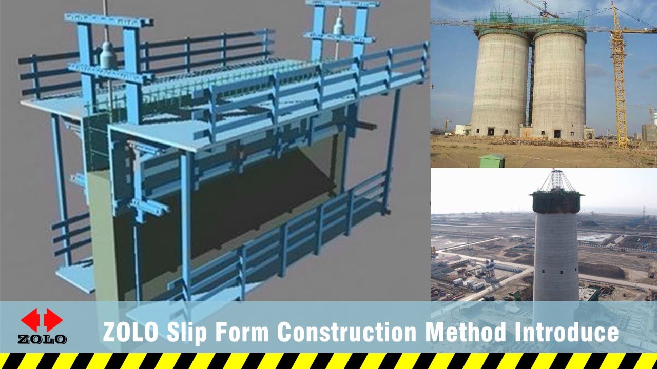 Zolo Slip Form  System Working Animation for Silo Construction
