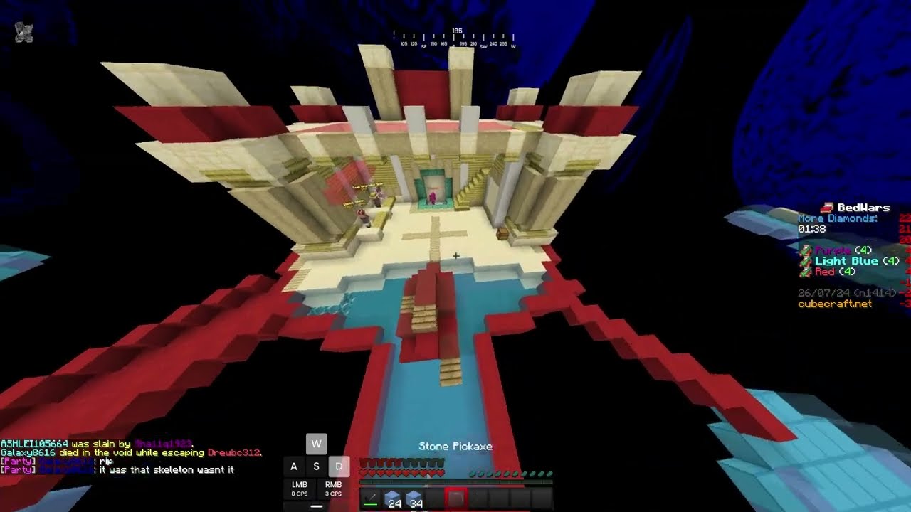 Cubecraft Bedwars Teams of 4