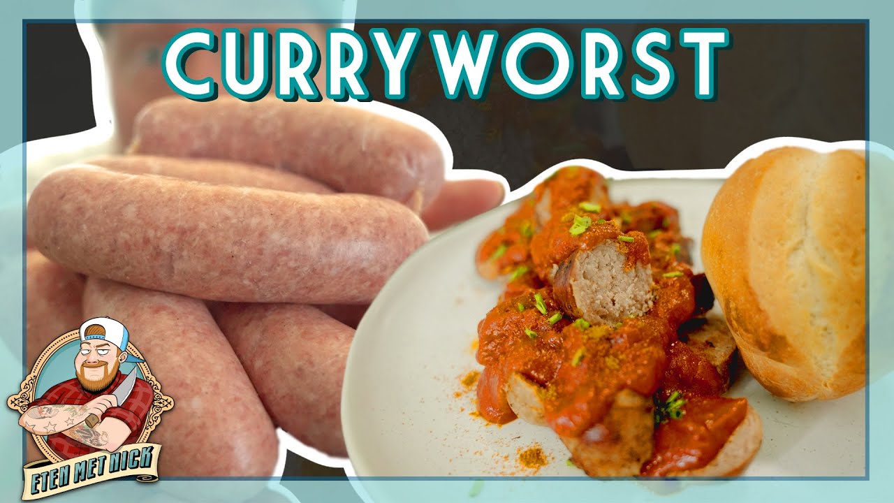 DUITSE CURRYWORST MIT BROTCHEN! | EtenmetNick | How to