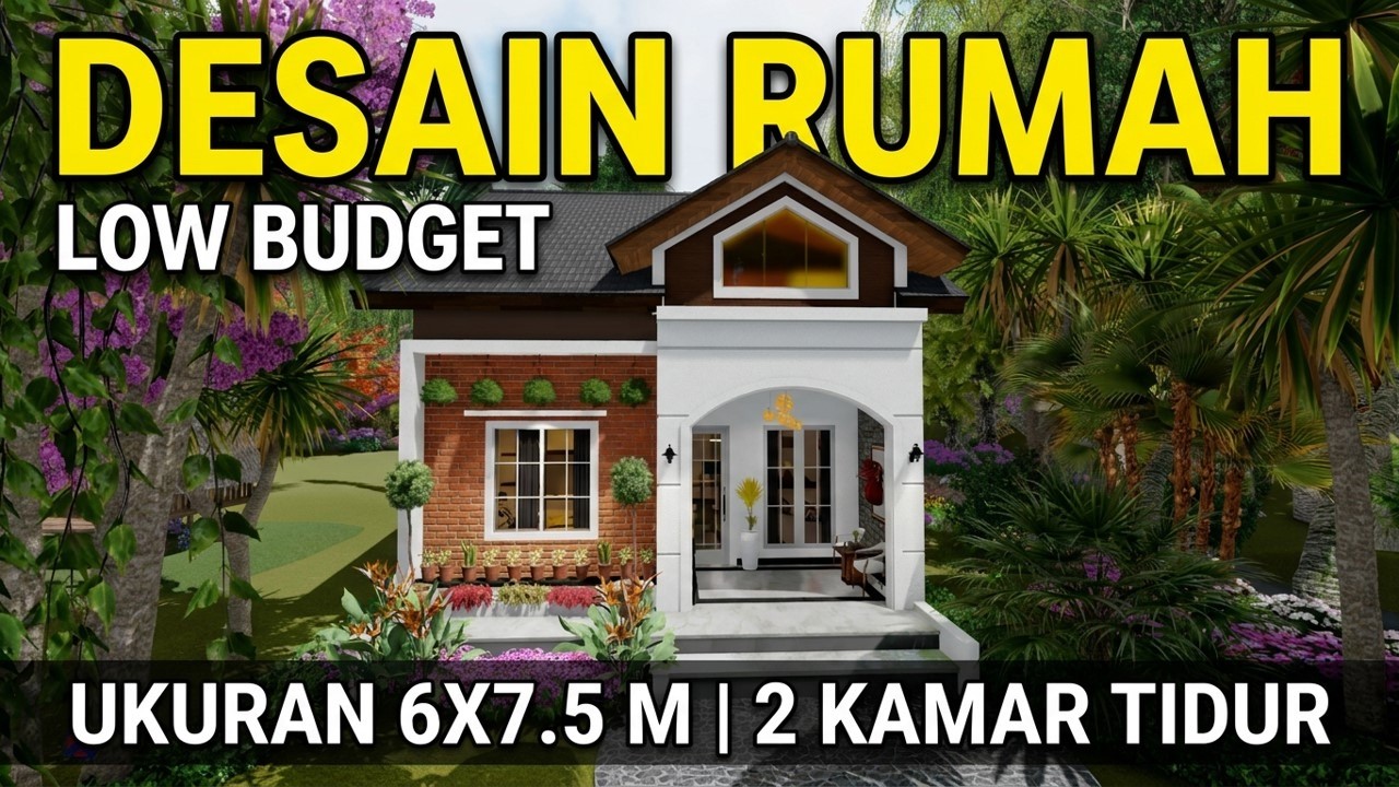 RUMAH YANG SEJUK, SANGAT NYAMAN DAN ASRI UKURAN 6X7,5 M, 2 KAMAR TIDUR, DIJAMIN PASTI SUKA DAN BETAH