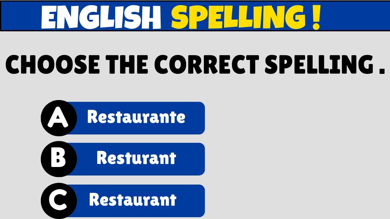 ENGLISH CORRECT SPELLING || Learn Commonly Misspelled Words .#englishlanguage