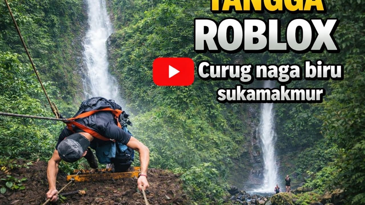 Curug naga biru.  puncak awan pasir ipis sukamakmur bogor