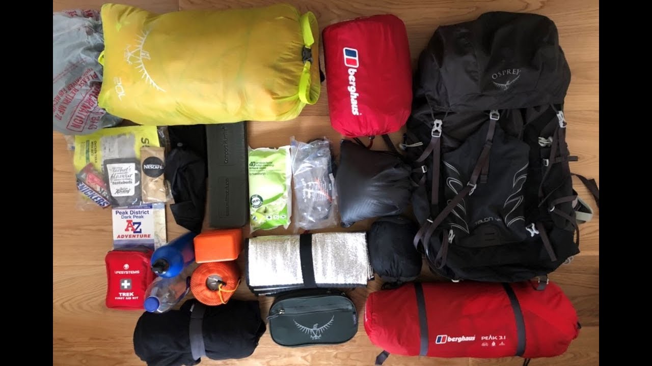 Backpacking Kit for beginners | One overnight Hike and WILD CAMP