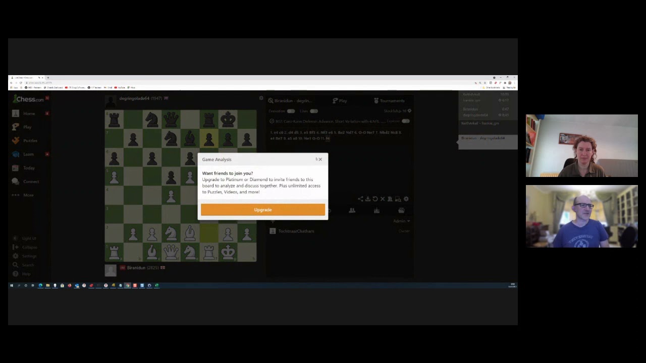 British Online Championships 2021: Open Rapidplay Rd 1-2