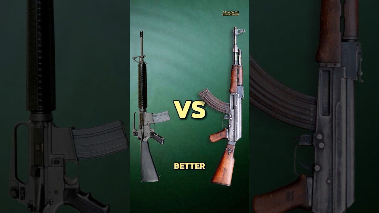 АК-47 против М16: что лучше? #шорты